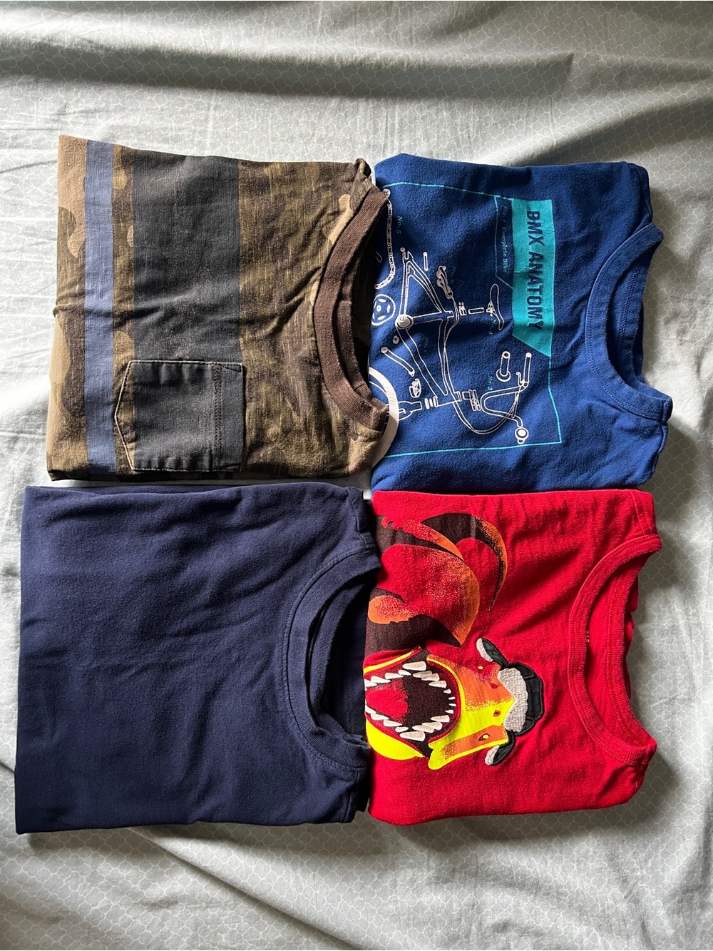 GAP Kids long-Sleeve shirt bundle - Blue, Red, Navy, Olive green size Small